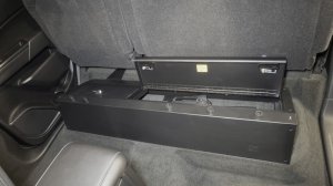 GMC Canyon Underseat Lockbox - Rear - Tuffy Products - Full Width with Pry-Guard Locking System - `14-`22